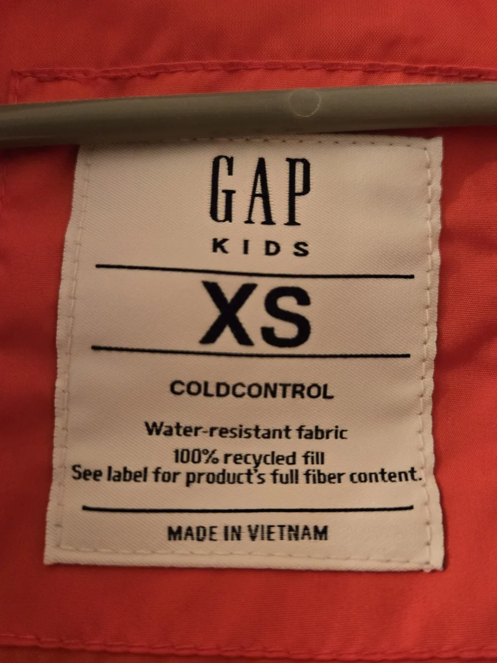 Gap Kids Puffer Vest - Red - XS